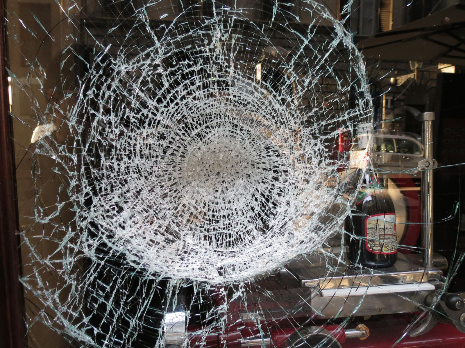 smashed privacy window film