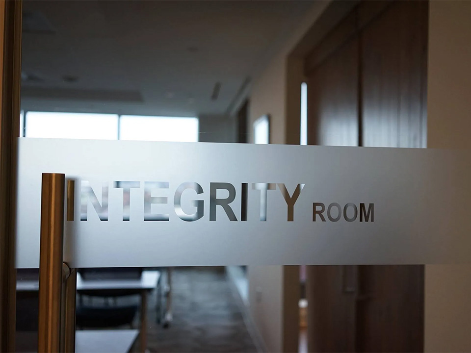 Logo & Lettering Window Film